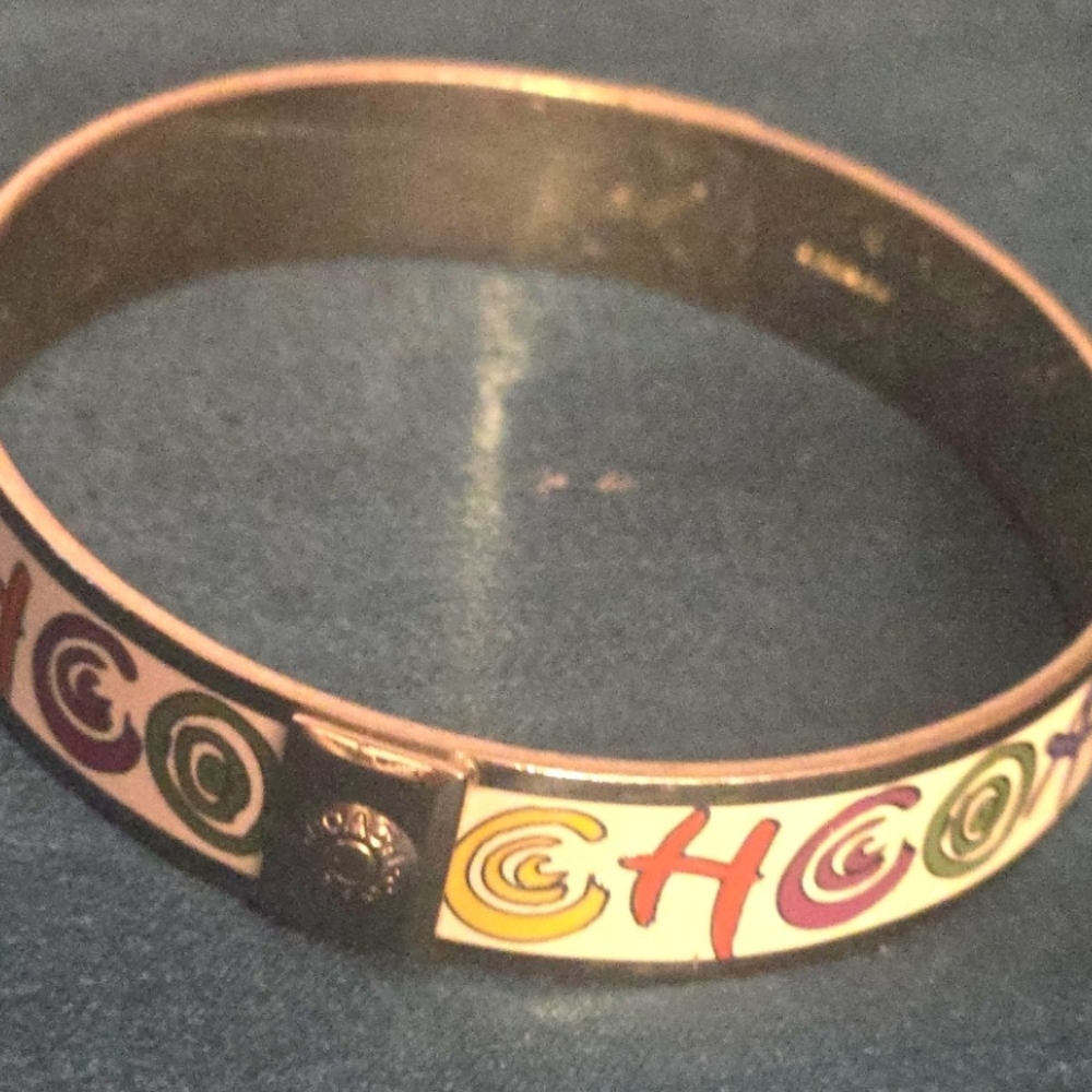 Coach Colorful Lettering Bangle - Picture 2 of 3